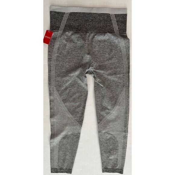 SPANX 50285R Women Sz Large Seamless Sculpt Legging Spacedye Cloudy Gray - Picture 2 of 8